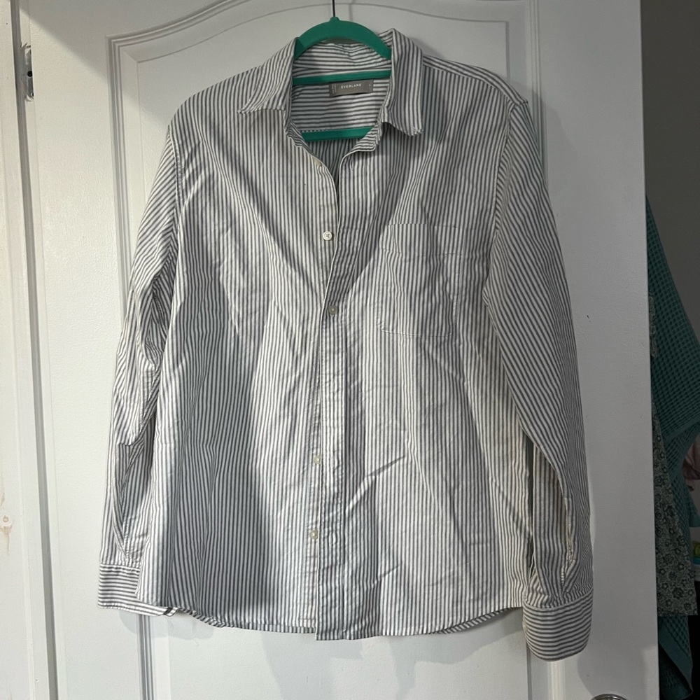 Everlane Striped Oxford Shirt